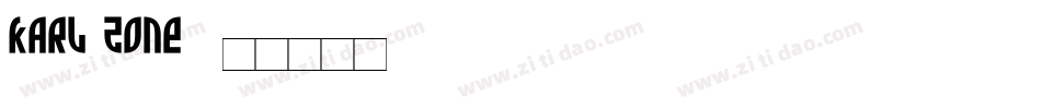 KARL Zone字体转换